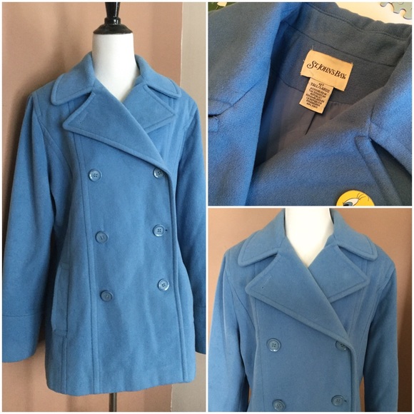 St. John's Bay Jackets & Blazers - ❣️ SALES❣️ St. John’s Bay Blue Pea Coat